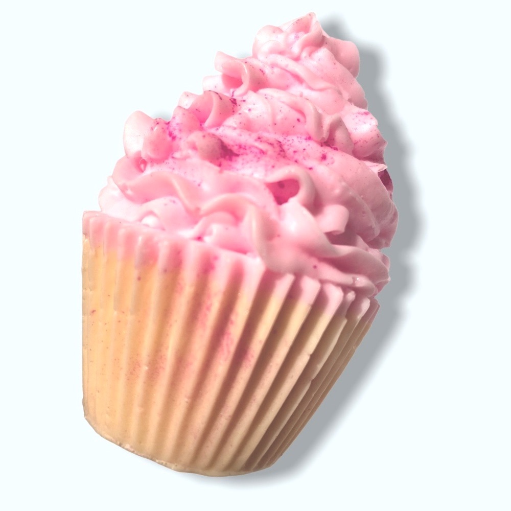 Handmade goats milk cupcake soap